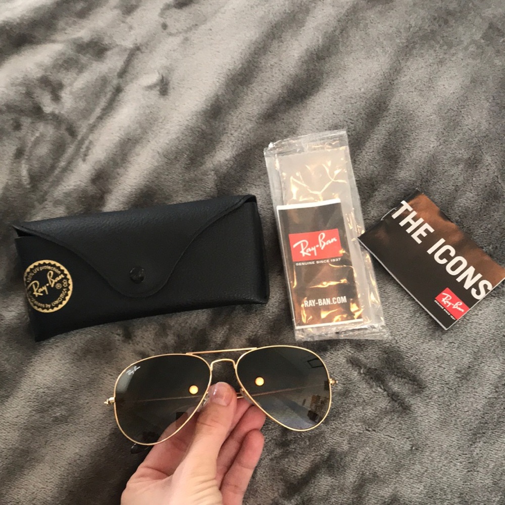 RayBan Aviator Sunglasses! New!